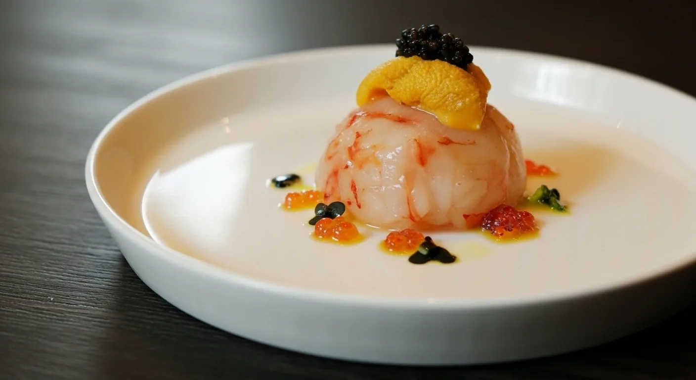 Uni and caviar